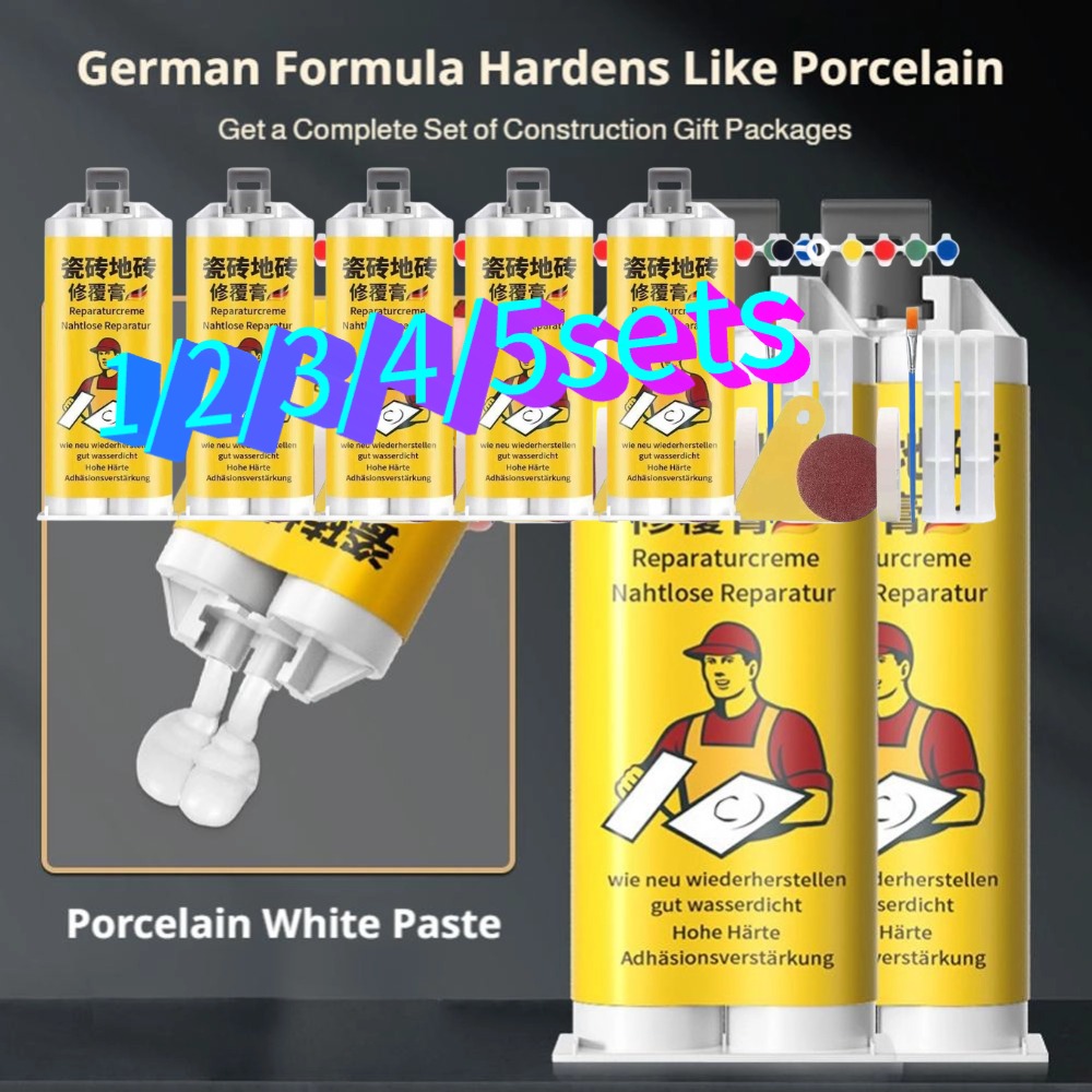 Ceramic Tile Floor - Kit de pasta para reparar baldosas,