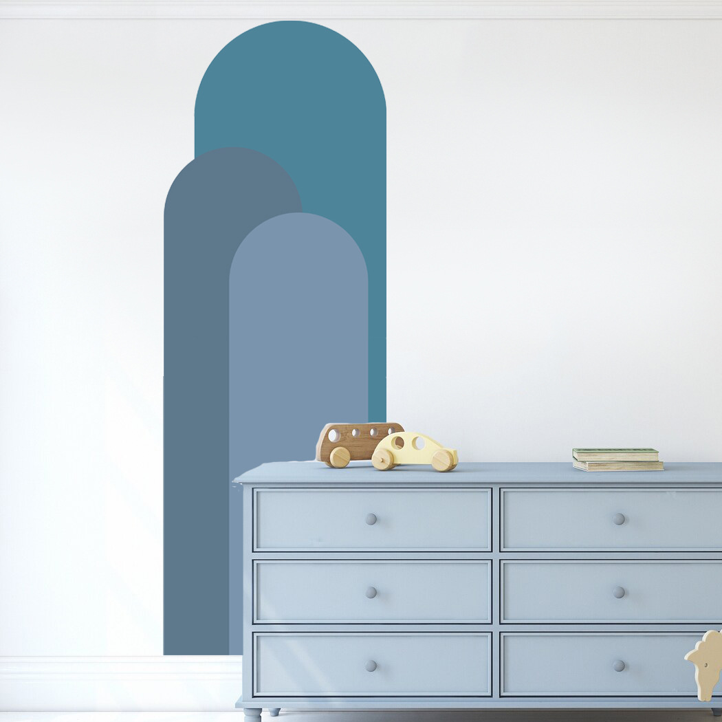 Pvc Panel Background - Pegatinas de pared de arco bohemio