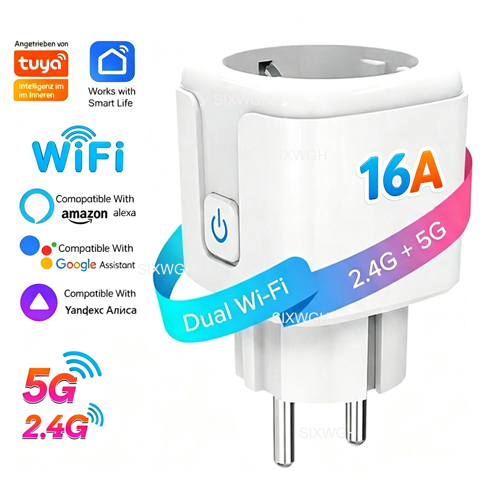 Enchufe inteligente Tuya WiFi  - Timer Dual Outlet reseña y precio