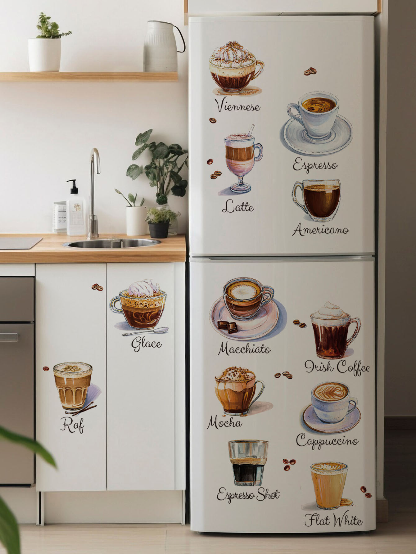 Pegatinas de pared de tazas de - Pvc Panel Background reseña y precio